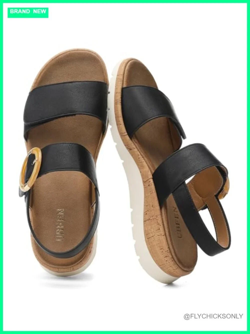 Womens Low Wedge Walking Sandals with Arch Support Cushion Insole Adjustable